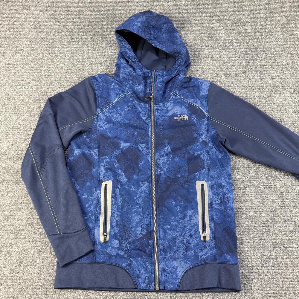 The North Face Jacket Mens Small Blue Mountain Athletics Hooded Full Zip